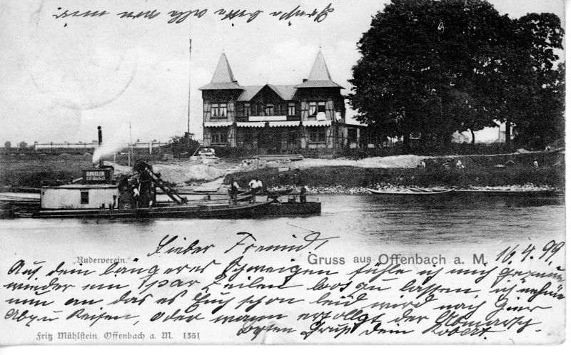 1899 – Ansichtskarte 'Gruß aus Offenbach'