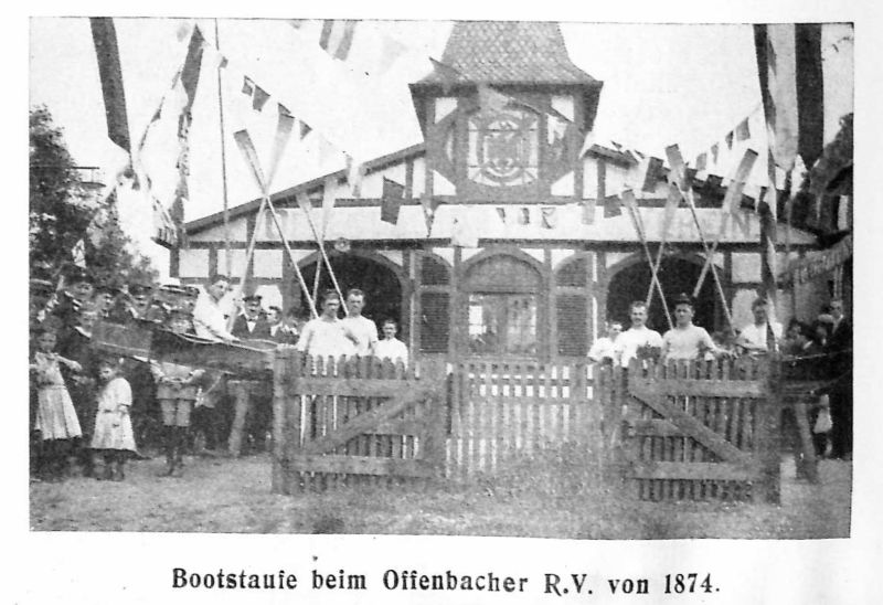 Bootstaufe 1912 aus Zeitschrift Rudersport