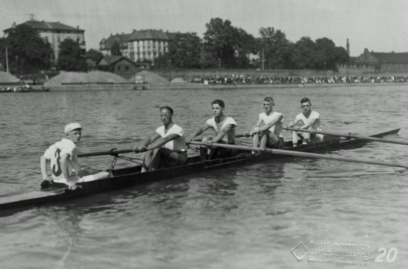 1924 – Jungmannen Vierer bei der Frankfurter Regatta