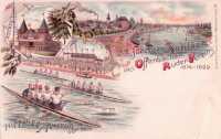 1899 - Ansichtskarte '25 jähriges Jubiläum des Offenbacher Ruder-Vereins'