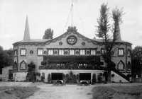 1925 – Bootshaus am Tag der Einweihung